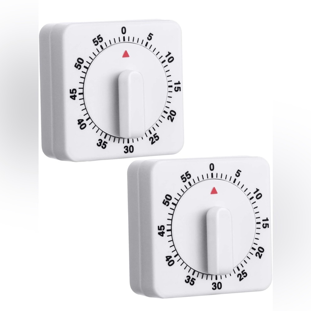 New Set of 2 60 Minute Kitchen Timers